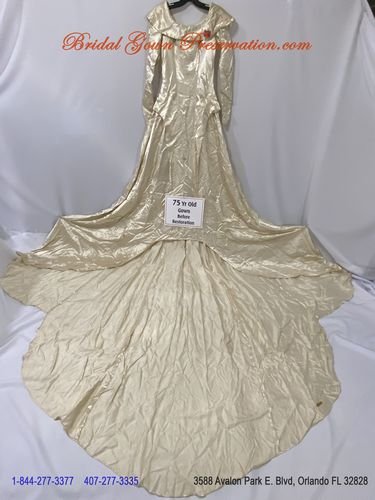 Wedding Gown Restoration Before & After Pictures