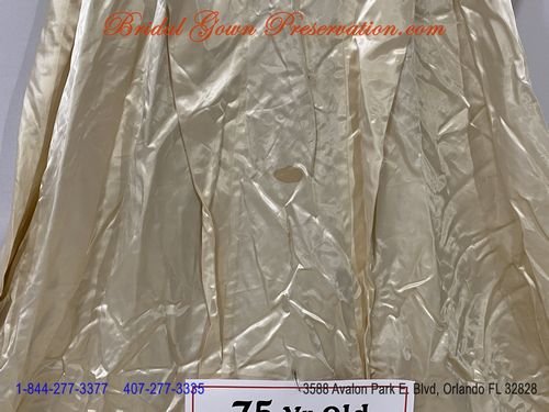 Wedding Gown Restoration Before & After Pictures
